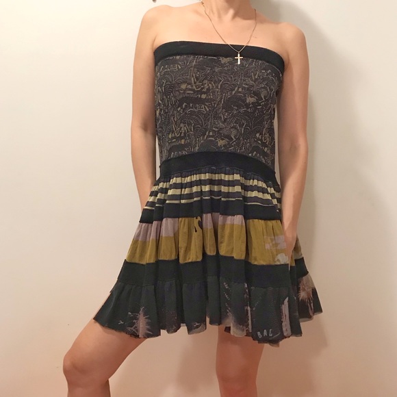 Jean Paul Gaultier mesh mini dress skirt S - Picture 2 of 5